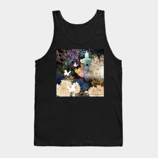 Faded Forest Butterfly Shrine Tank Top